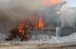 Fire Fighters in Snow