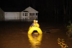 A member of the Mat-Su Borough Water Rescue Team