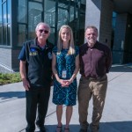 Principal Everett with Assembly Member Dan Mayfield and Mayor Vern Halter