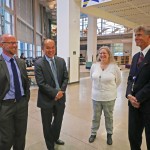 Visiting the Mat-Su Career & Technical School, Andrew Ward-Fitch, Tom Yang-RBC, Cheyenne Heindel-Mat-Su Borough Finance Director, Randall Kowalke-Mat-Su Borough Assembly