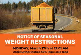 Seasonal Weight Restrictsions